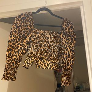 Zara leopard top